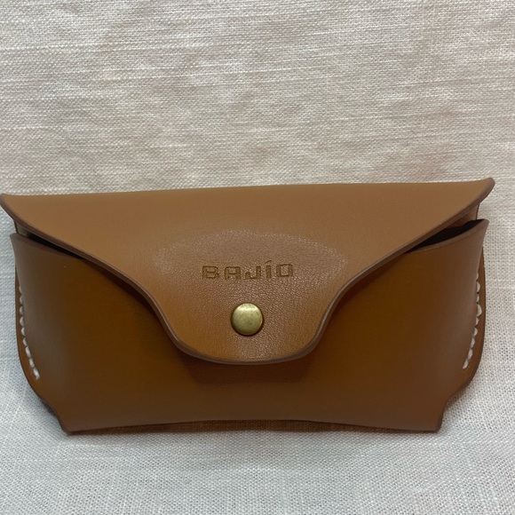 Bajio Sunglasses Soft Sided Cactus Leather Brown Case, NO GLASSES - Picture 1 of 6